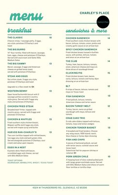 Menu photo 2 Charleys Place Glendale, AZ
