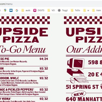 Upside Pizza - Chesse pie 24, not 28! - Pizza Near Me - Brooklyn, New York Upside Pizza - Chesse pie 24, not 28! - Pizza Near Me - Brooklyn, New York