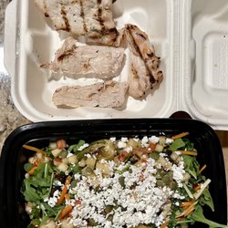 110 Grill - Kale Brussels salad w chx: $24...still tasted good but overpriced for this size salad.