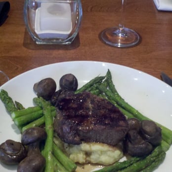 Seasons 52 - Filet mignon (with asparagus instead of spinach). Delicious!! :) - New American Near Me - Jacksonville, Florida Seasons 52 - Filet mignon (with asparagus instead of spinach). Delicious!! :) - New American Near Me - Jacksonville, Florida