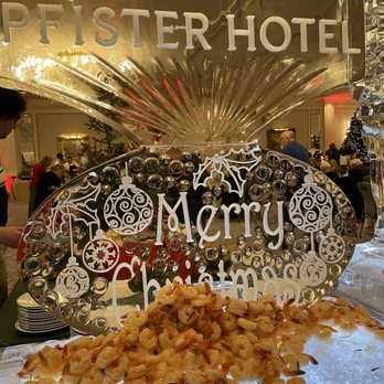 The Pfister Hotel - Christmas brunch. See all the shrimp - Hotels Near Me - Milwaukee, Wisconsin The Pfister Hotel - Christmas brunch. See all the shrimp - Hotels Near Me - Milwaukee, Wisconsin