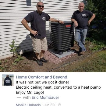 Home Comfort and Beyond - A few examples of Manny and Eric's great work! - Heating & Air Conditioning/HVAC Near Me Home Comfort and Beyond - A few examples of Manny and Eric's great work! - Heating & Air Conditioning/HVAC Near Me
