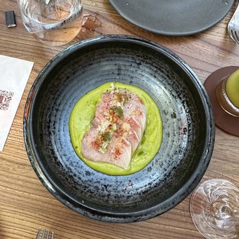 MILA Restaurant - Hamachi Crudo - Mediterranean Near Me - Miami Beach, Florida