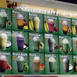 You can add boba to any smoothie, iced blended coffee, or to your Thai tea.