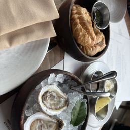 Oysters were fresh and delicious. The empanadas were delectable. Oysters were fresh and delicious. The empanadas were delectable.