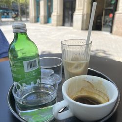 Morrow Coffee - Espresso, Lime drink with ice and iced latte
