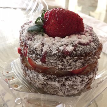 Friendly Donuts - Strawberry creme dossant - Donuts Near Me - Orange, California