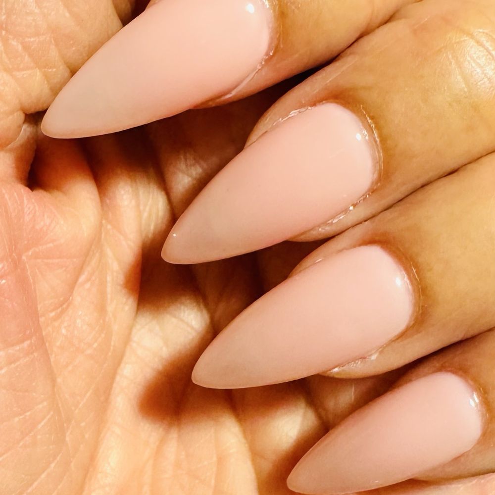 Daily Glam Nails - milky rose - Nail Salons Near Me - Alameda, California