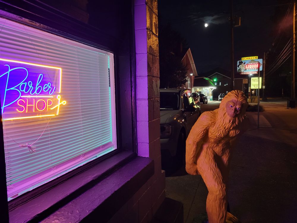 Goldenrod Barbershop Logo