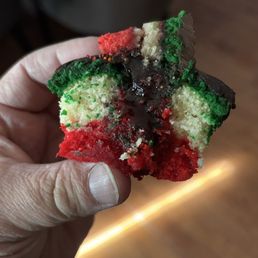 Rainbow cupcake-