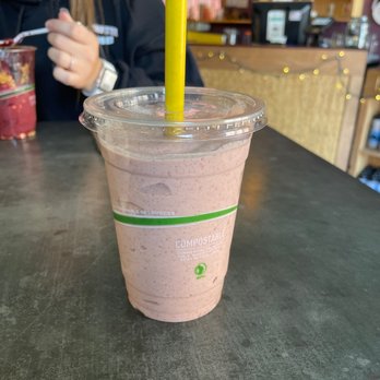 Pulp - Smoothie of the week. "Tried and True" soy milk, bananas, strawberries, agave, dark chocolate and peanut butter. - Juice Bars & Smoothies Near Me - Harrisonburg, Virginia