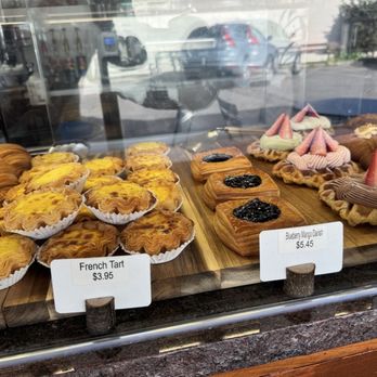 Ones Cafe & Bakery - Bottom shelf of their pastries - Coffee & Tea Near Me - Castro Valley, California