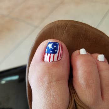 LG Nails & Spa - JULIE IS AN AMAZING ARTIST! Happy 4th everyone! - Nail Salons Near Me - Cypress, California
