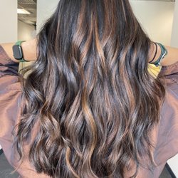Wisp Salon - Chocolate brown balayage