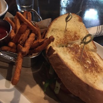 The Fitzroy - "Perfect sandwich" with sweet potato fries - American Near Me - Charlottesville, Virginia