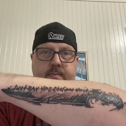 Chef knife tattoo