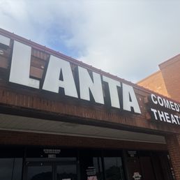 Exterior outside entrance of Atlanta Comedy Theater - Signage - Norcross, Georgia Exterior outside entrance of Atlanta Comedy Theater - Signage - Norcross, Georgia