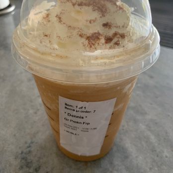Starbucks - Pumpkin Spice Frap - Coffee & Tea Near Me - Boca Raton, Florida