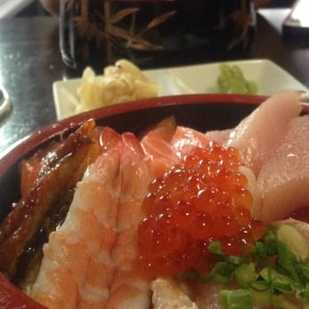 Musashi's - Chirashi bowl with ikura! Delicious! - Sushi Bars Near Me - Seattle, Washington