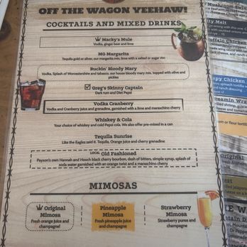 Macky's Grill - Drink menu - Burgers Near Me - Payson, Arizona