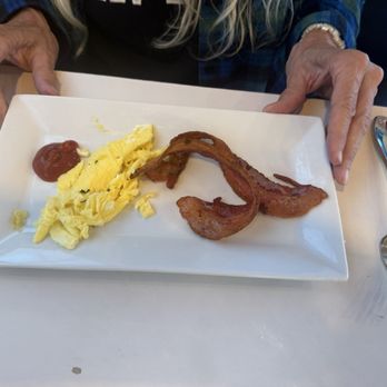 Crimson Door Cafe - Senior breakfast also came with lemon crepe - Modern European Near Me - Spokane Valley, Washington
