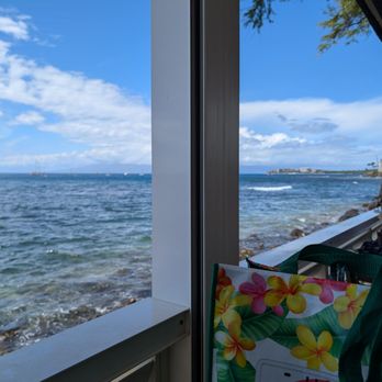 Mala Ocean Tavern - View from the outdoor patio - Seafood Near Me - Lahaina, Hawaii