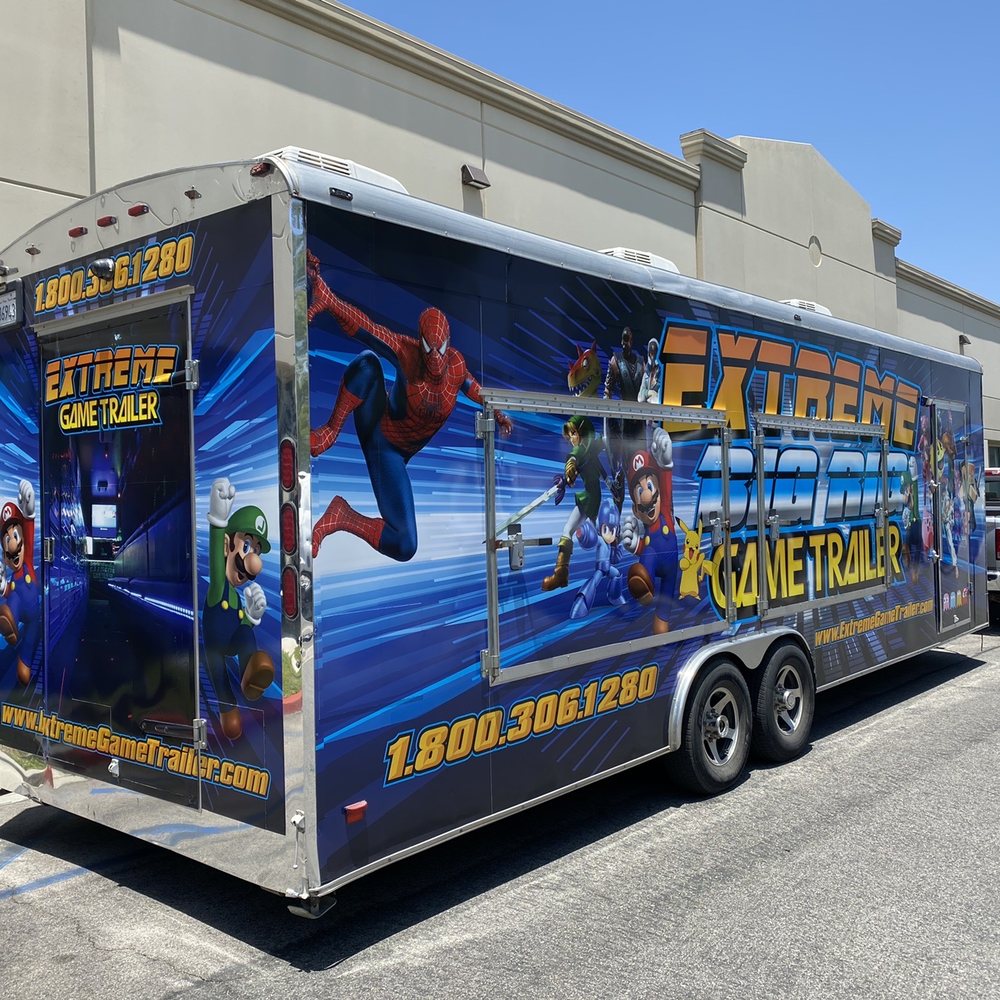 1daywraps.com - Game truck extreme game trailer wrap - Marketing Near Me - Murrieta, California