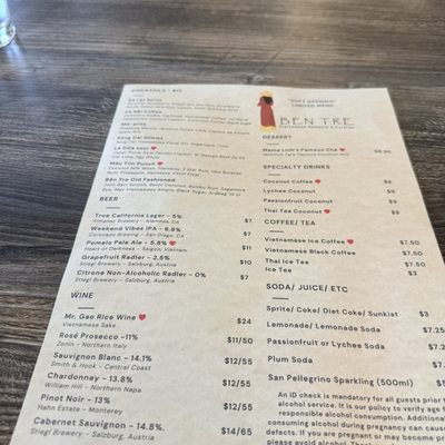 Menu photo 4 Ben Tre San Francisco, CA