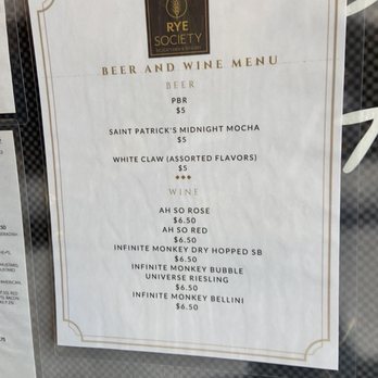 Rye Society - Menu - Delis Near Me - Denver, Colorado