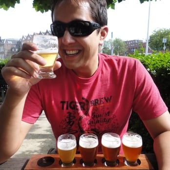 Brouwerij 't IJ - Enjoying a flight at Brouwerij 't IJ. - Breweries Near Me - Amsterdam, New Hampshire Brouwerij 't IJ - Enjoying a flight at Brouwerij 't IJ. - Breweries Near Me - Amsterdam, New Hampshire