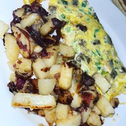 Western Omelette (sub'd sausage for ham)