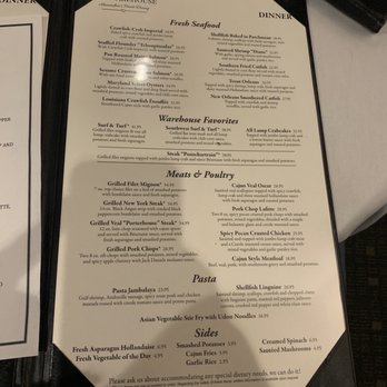 The Warehouse - The mains - Seafood Near Me - Alexandria, Virginia