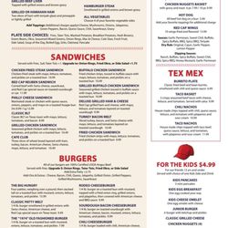 Red Cap Cafe - Menu