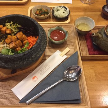 Hibiskus - Bi-Bim-Bap with Tofu + Green Tea - Korean Near Me - Salzburg, 5