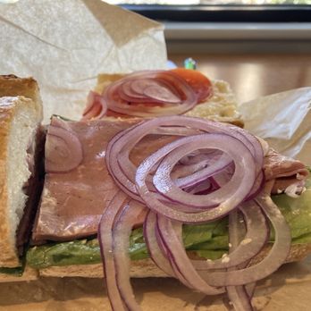 Con Pane Rustic Breads & Cafe - mostly onions, hardly anything else - Bakeries Near Me - San Diego, California