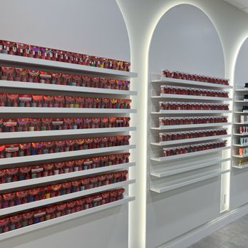 Aria Nail Lounge - Nail polish wall - Nail Salons Near Me - Metuchen, New Jersey Aria Nail Lounge - Nail polish wall - Nail Salons Near Me - Metuchen, New Jersey