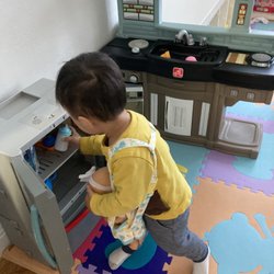 Mikka's Daycare - Getting milk from the fridge to feed baby