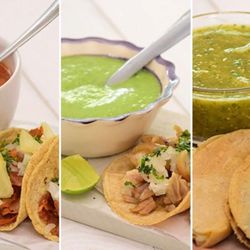 Tacos & Beer - The best salsas