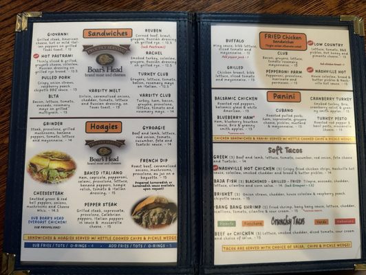 Menu photo 4 Varsity Club Morgantown, WV Menu photo 4 Varsity Club Morgantown, WV