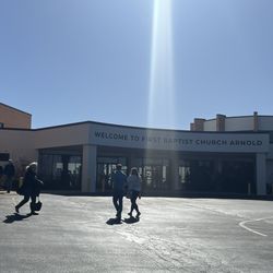 First Baptist Arnold - Back entrance to church