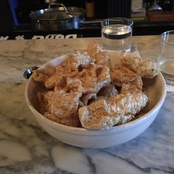 Cane and Table - Pork skins with cane syrup - Cocktail Bars Near Me - New Orleans, Louisiana