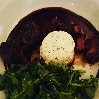 The Hudson House - Hanger steak .. dark photo just know this dish with potato was OUTSTANDING - New American Near Me - Nyack, New York The Hudson House - Hanger steak .. dark photo just know this dish with potato was OUTSTANDING - New American Near Me - Nyack, New York