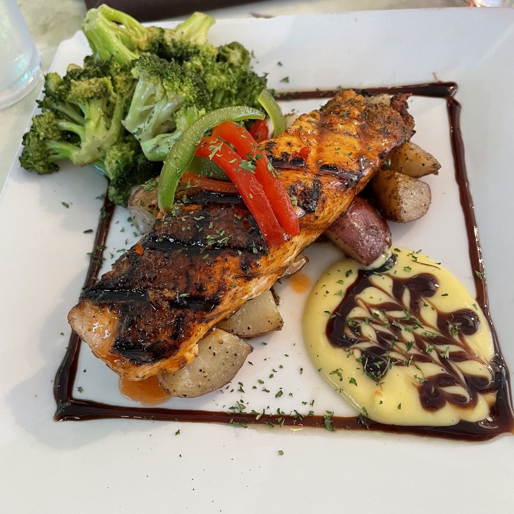 Sage Restaurant - Grilled glazed salmon - American Near Me - Memphis, Tennessee Sage Restaurant - Grilled glazed salmon - American Near Me - Memphis, Tennessee