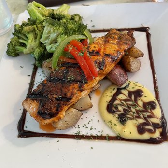 Sage Restaurant - Grilled glazed salmon - American Near Me - Memphis, Tennessee Sage Restaurant - Grilled glazed salmon - American Near Me - Memphis, Tennessee