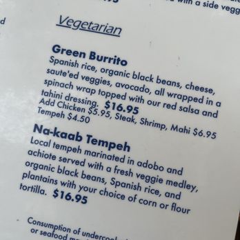 Casa Maya - Tempeh is Vegan! - Mexican Near Me - St Augustine, Florida