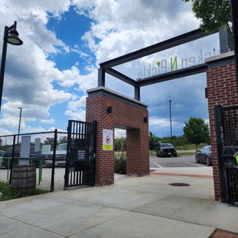 Chicken N Pickle - San Antonio - Entrance by closed parking - Pickleball Near Me - San Antonio, Texas