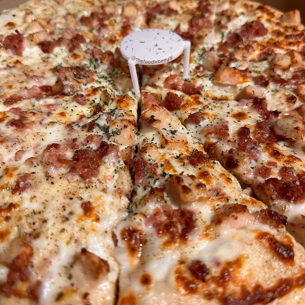 Boston Pizza - Medium Carbonara Pizza - Pizza Near Me - Regina, Saskatchewan Boston Pizza - Medium Carbonara Pizza - Pizza Near Me - Regina, Saskatchewan
