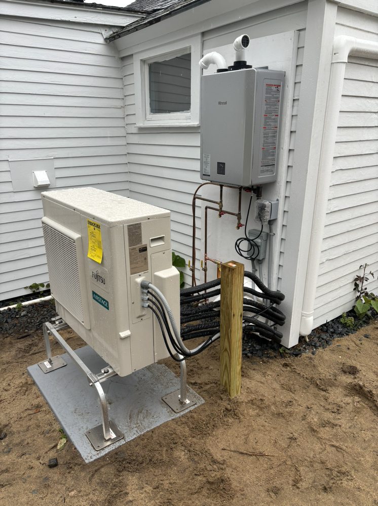 Slide of Old School Plumbing and Heating