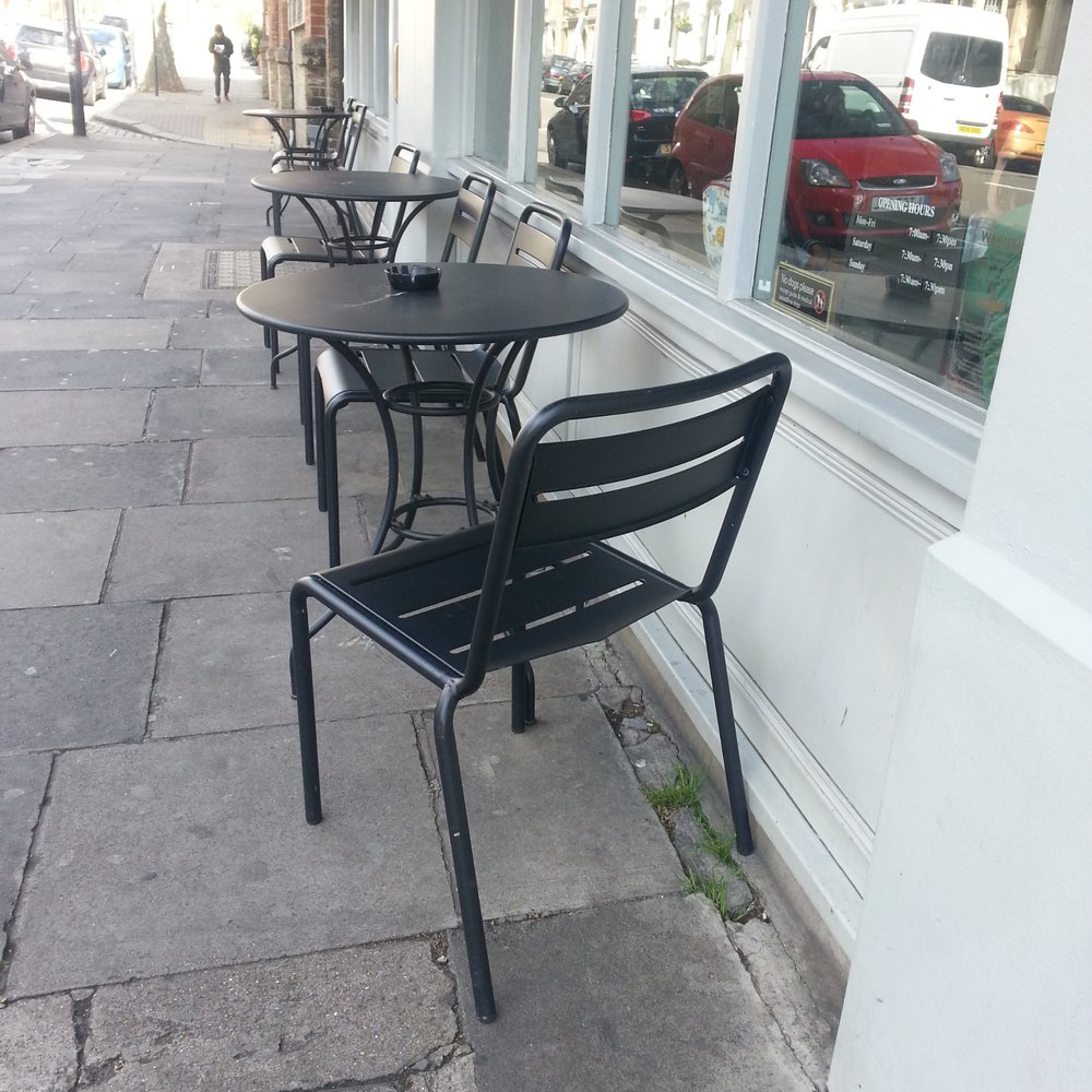 Starbucks Coffee - The outdoor seating that was removed last year to get the extended hours request granted, are back! - Coffee & Tea Near Me - London, XGL Starbucks Coffee - The outdoor seating that was removed last year to get the extended hours request granted, are back! - Coffee & Tea Near Me - London, XGL
