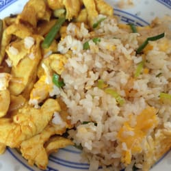 Restaurant Jura - poulet and rice